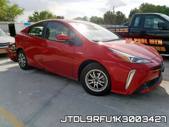 JTDL9RFU1K3003427 2019 Toyota Prius