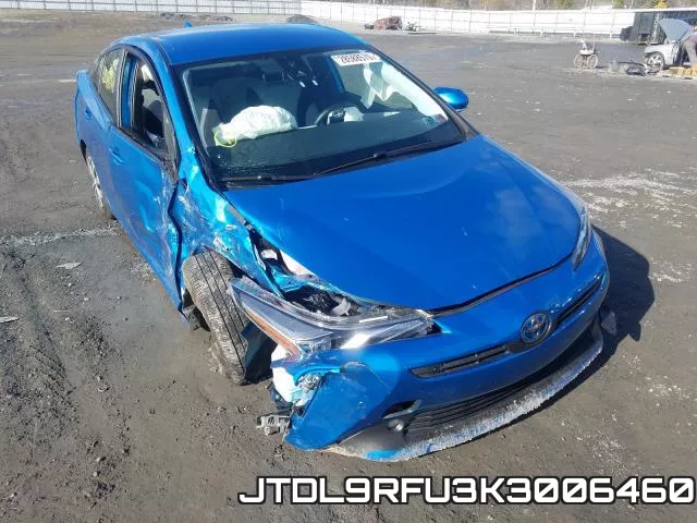 JTDL9RFU3K3006460 2019 Toyota Prius