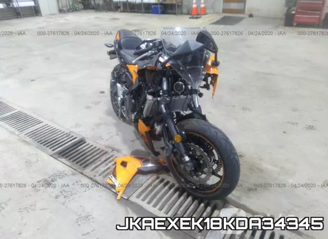 JKAEXEK18KDA34345 2019 Kawasaki EX650, F
