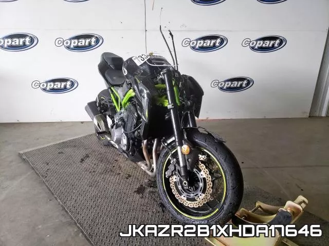 JKAZR2B1XHDA17646 2017 Kawasaki ZR900