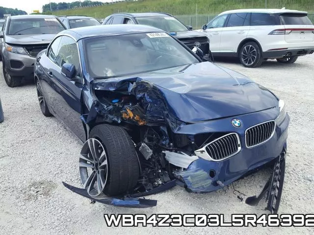 WBA4Z3C03L5R46392 2020 BMW 4 Series, 430XI