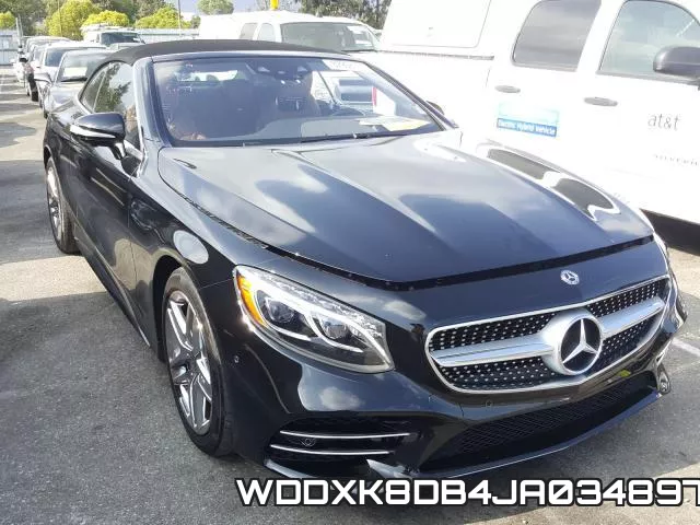 WDDXK8DB4JA034897 2018 Mercedes-Benz S-Class,  560
