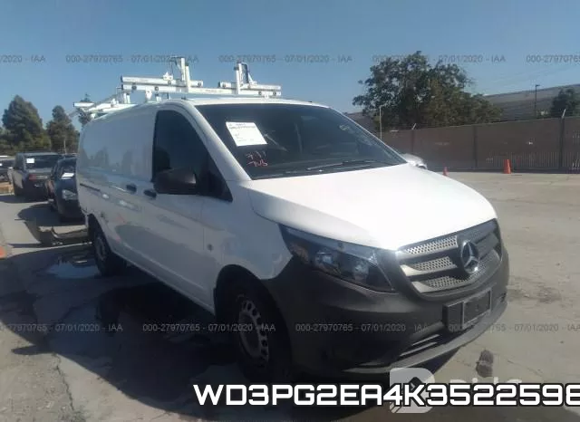 WD3PG2EA4K3522598 2019 Mercedes-Benz Metris, Cargo Van