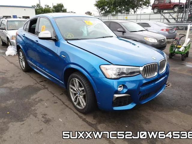 5UXXW7C52J0W64538 2018 BMW X4, Xdrivem40I