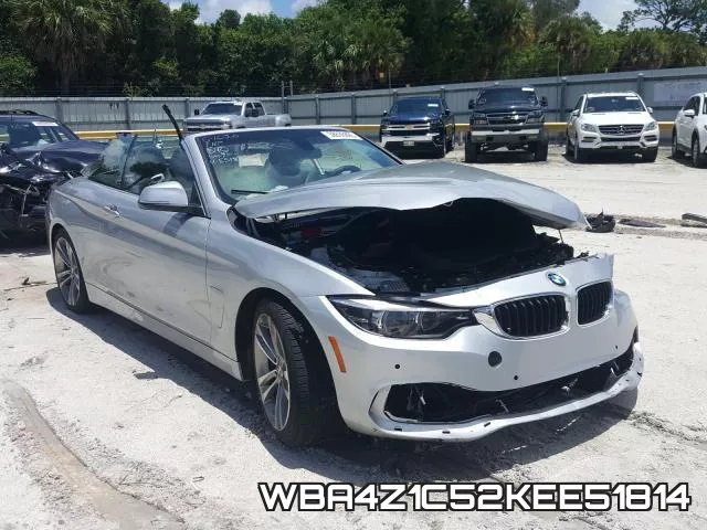 WBA4Z1C52KEE51814 2019 BMW 4 Series, 430I