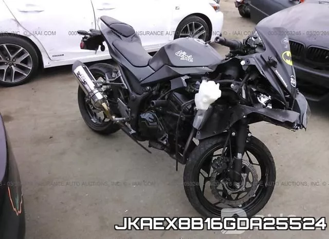 JKAEX8B16GDA25524 2016 Kawasaki EX300, B