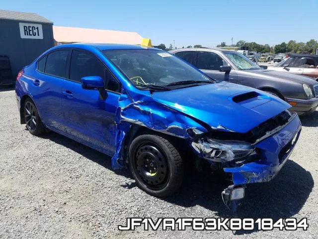 JF1VA1F63K8818434 2019 Subaru WRX, Premium