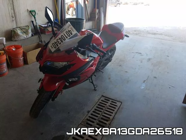 JKAEX8A13GDA26518 2016 Kawasaki EX300, A
