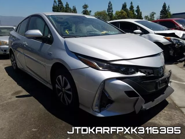 JTDKARFPXK3116385 2019 Toyota Prius