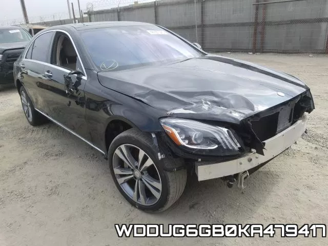 WDDUG6GB0KA479417 2019 Mercedes-Benz S-Class,  450