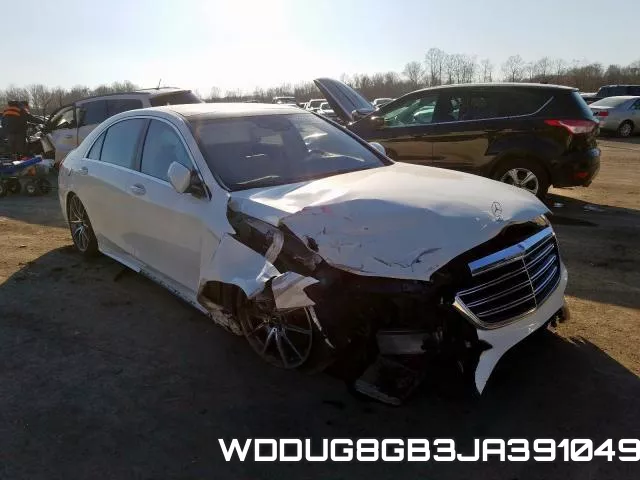 WDDUG8GB3JA391049 2018 Mercedes-Benz S-Class,  560 4Matic