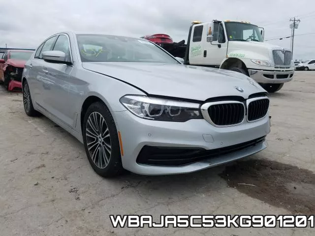 WBAJA5C53KG901201 2019 BMW 5 Series, 530 I