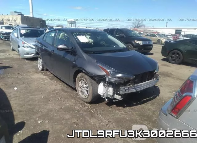 JTDL9RFU3K3002666 2019 Toyota Prius, Le/Xle