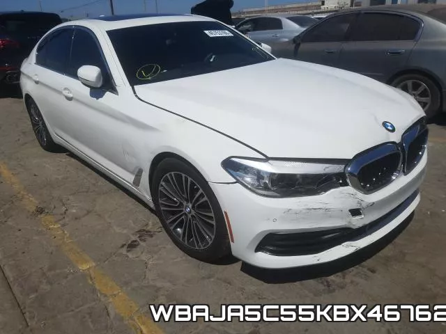 WBAJA5C55KBX46762 2019 BMW 5 Series, 530 I
