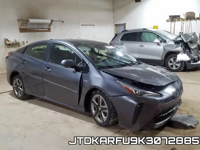 JTDKARFU9K3072885 2019 Toyota Prius