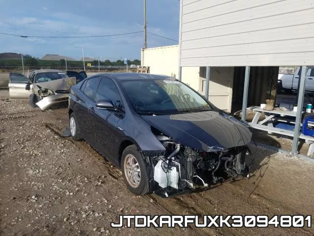 JTDKARFUXK3094801 2019 Toyota Prius