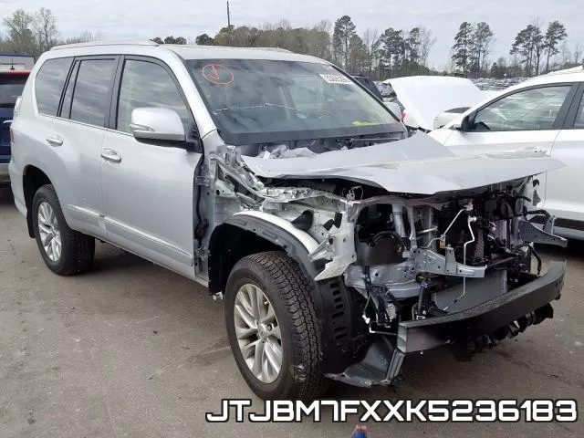 JTJBM7FXXK5236183 2019 Lexus GX, 460