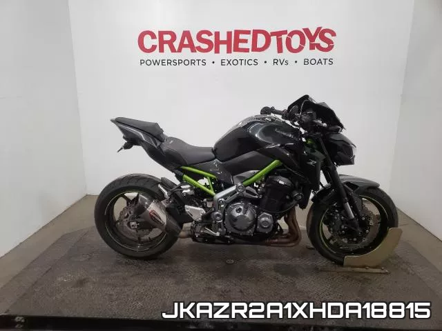 JKAZR2A1XHDA18815 2017 Kawasaki ZR900