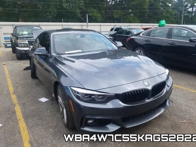 WBA4W7C55KAG52822 2019 BMW 4 Series, 440I