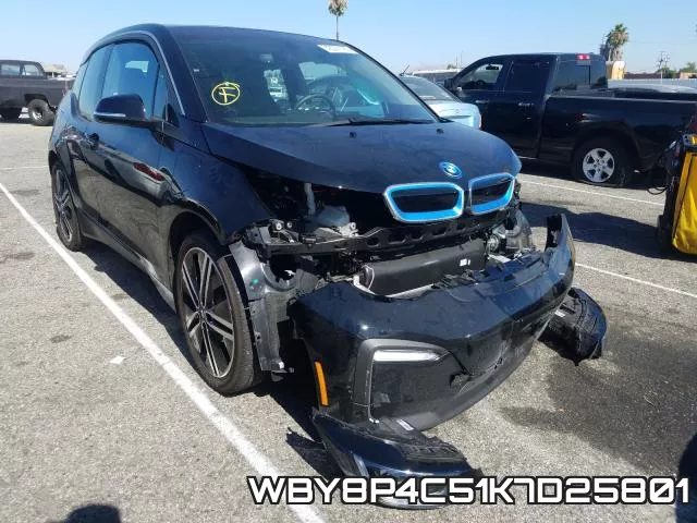 WBY8P4C51K7D25801 2019 BMW I3, Rex