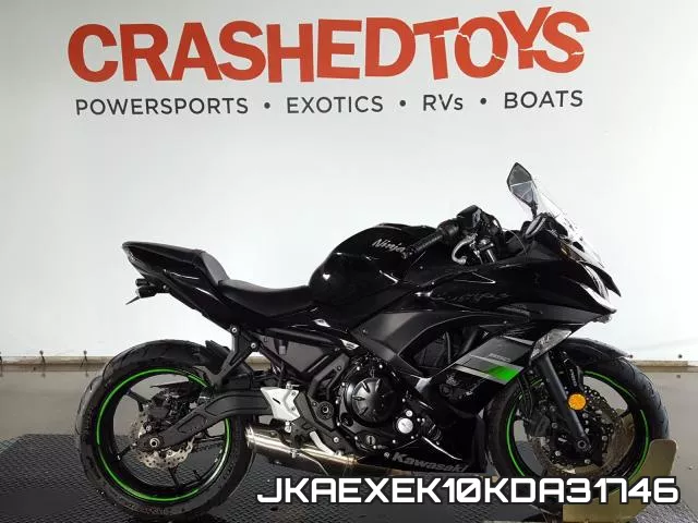 JKAEXEK10KDA31746 2019 Kawasaki EX650, F
