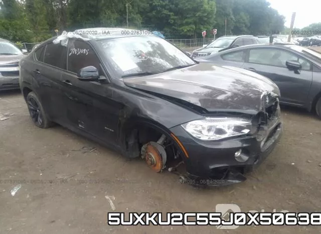 5UXKU2C55J0X50638 2018 BMW X6, Xdrive35I
