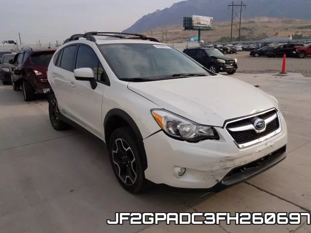 JF2GPADC3FH260697 2015 Subaru XV, 2.0 Premium