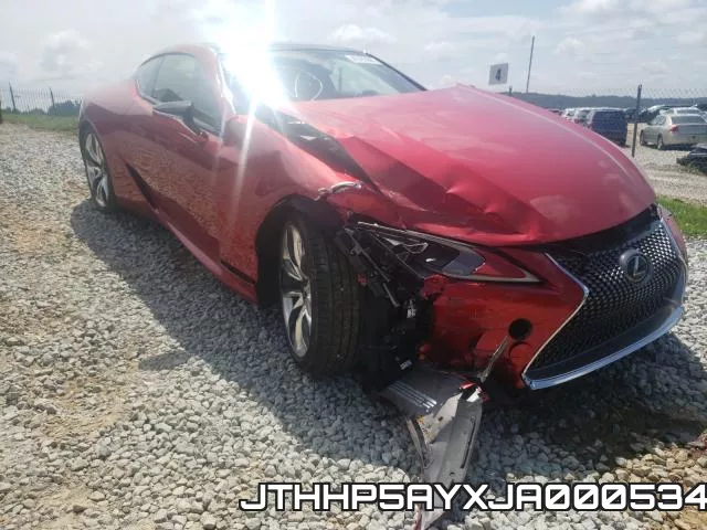 JTHHP5AYXJA000534 2018 Lexus LC, 500