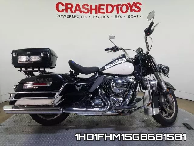 1HD1FHM15GB681581 2016 Harley-Davidson FLHP, Police Road King