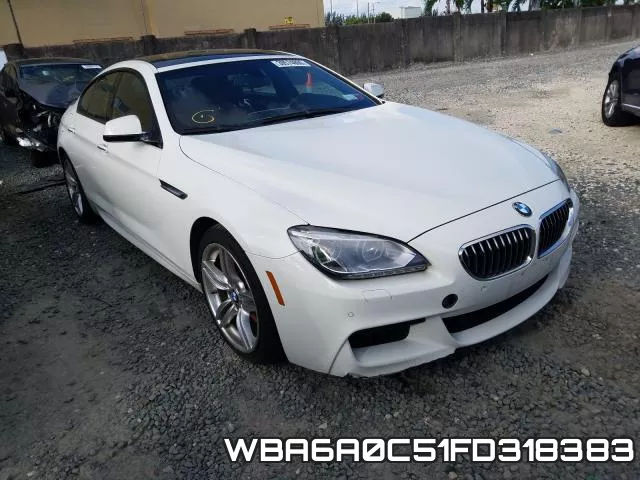 WBA6A0C51FD318383 2015 BMW 6 Series, 640 I Gran Coupe