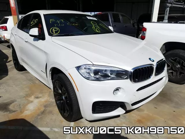 5UXKU0C57K0H98750 2019 BMW X6, Sdrive35I