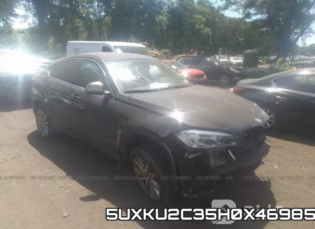 5UXKU2C35H0X46985 2017 BMW X6, Xdrive35I