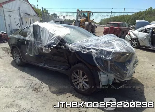 JTHBK1GG2F2200238 2015 Lexus ES 350
