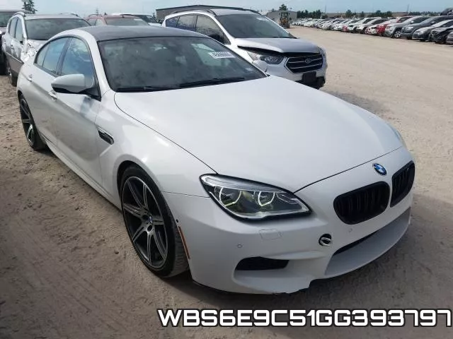 WBS6E9C51GG393797 2016 BMW M6, Gran Coupe
