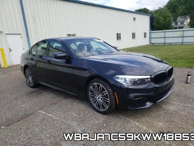 WBAJA7C59KWW18853 2019 BMW 5 Series, 530 XI
