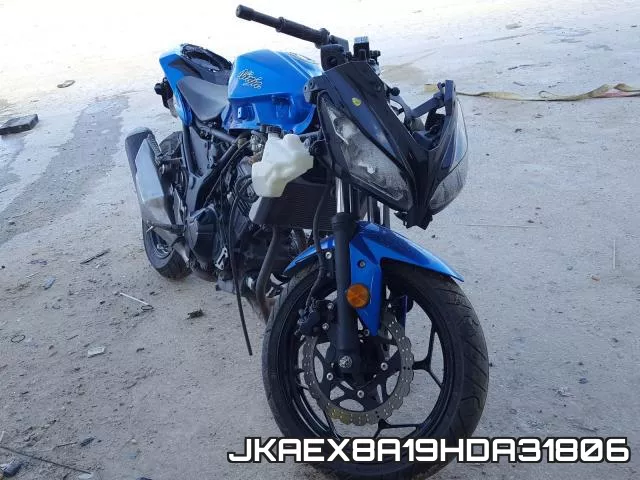 JKAEX8A19HDA31806 2017 Kawasaki EX300, A