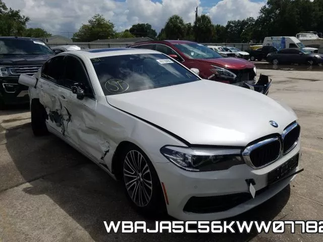 WBAJA5C56KWW07782 2019 BMW 5 Series, 530 I