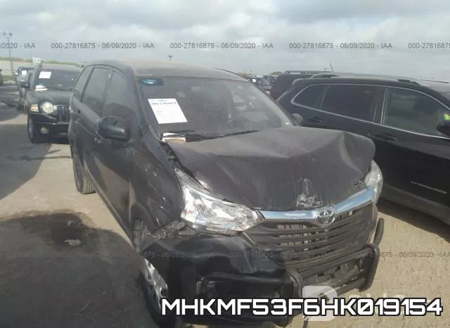 MHKMF53F6HK019154 2017 Toyota Avanza