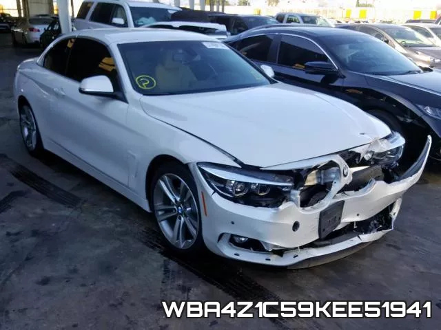 WBA4Z1C59KEE51941 2019 BMW 4 Series, 430I