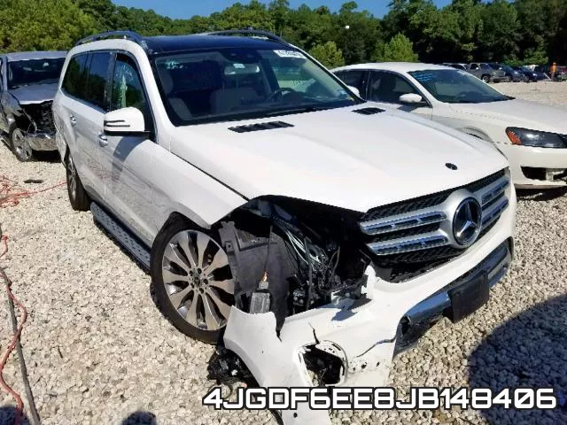 4JGDF6EE8JB148406 2018 Mercedes-Benz GLS-Class,  450 4Matic