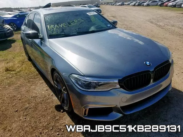 WBAJB9C51KB289131 2019 BMW 5 Series, M550XI