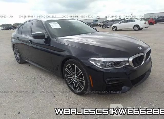 WBAJE5C51KWE66286 2019 BMW 5 Series, 540I