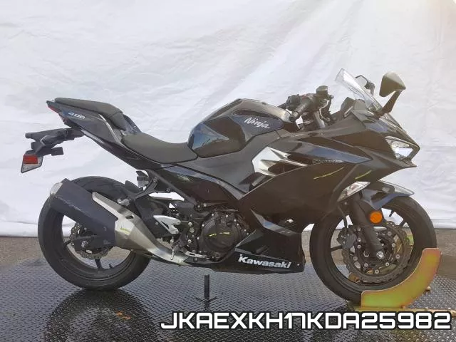 JKAEXKH17KDA25982 2019 Kawasaki EX400