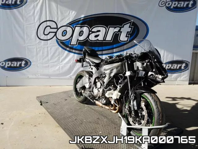 JKBZXJH19KA000765 2019 Kawasaki ZX636, K