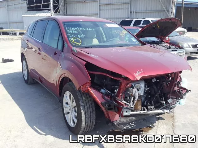 LRBFXBSA8KD017680 2019 Buick Envision, Preferred