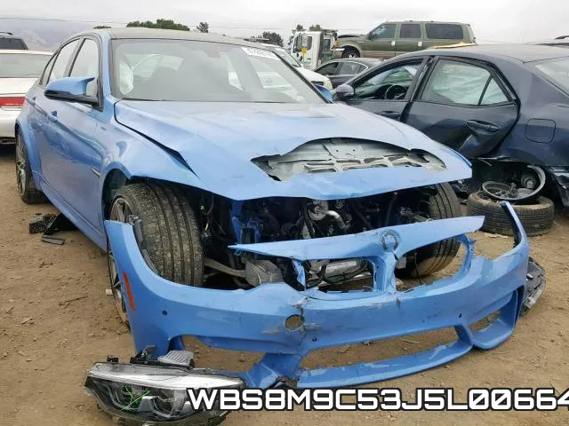 WBS8M9C53J5L00664 2018 BMW M3