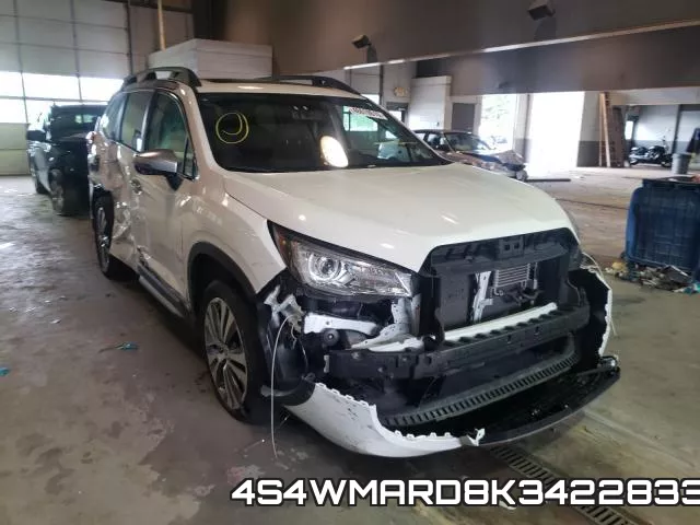 4S4WMARD8K3422833 2019 Subaru Ascent, Touring