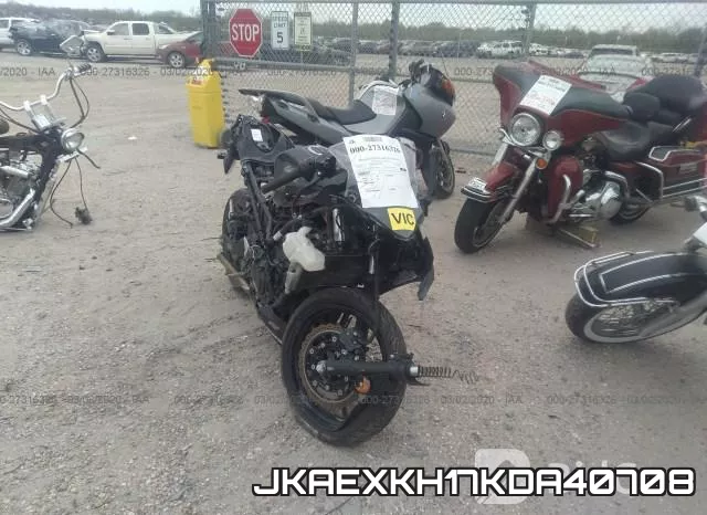 JKAEXKH17KDA40708 2019 Kawasaki EX400