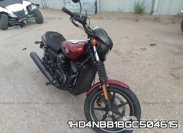 1HD4NBB18GC504615 2016 Harley-Davidson XG750