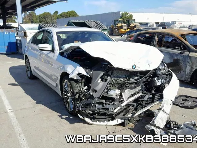 WBAJA9C5XKB388534 2019 BMW 5 Series, 530E